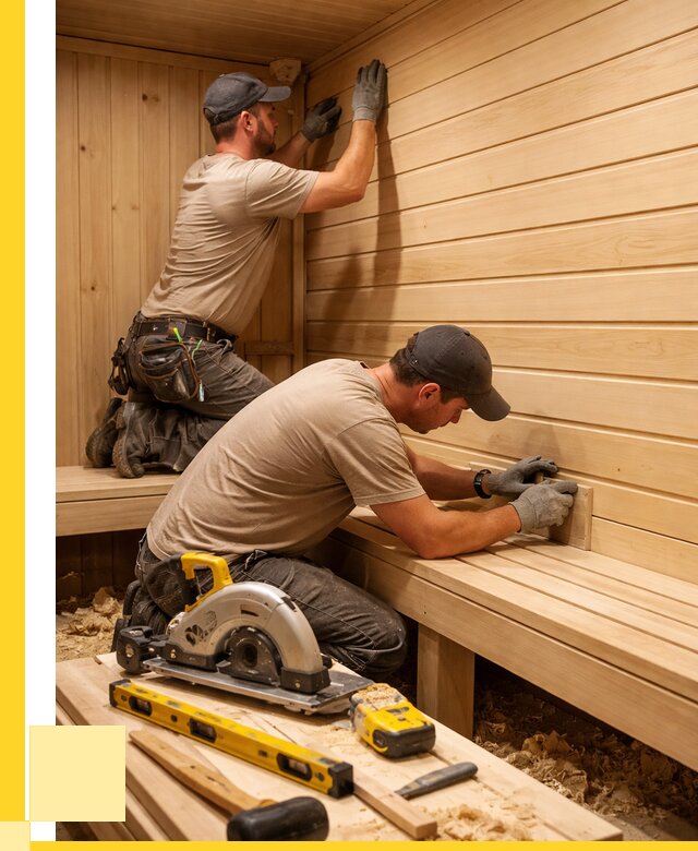 Обшивка саун вагонкой в Морозовске от 2567 р. | ЭриданМрз