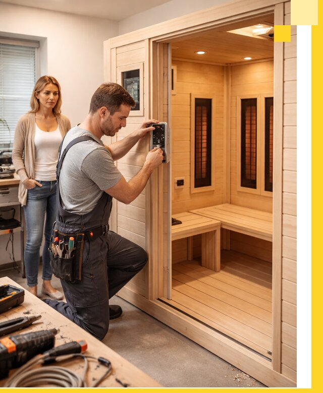 Инфракрасные сауны под ключ в Морозовске продажа и установка