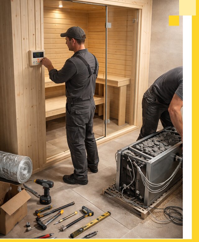 Поставка, установка и монтаж электрических саун в Морозовске