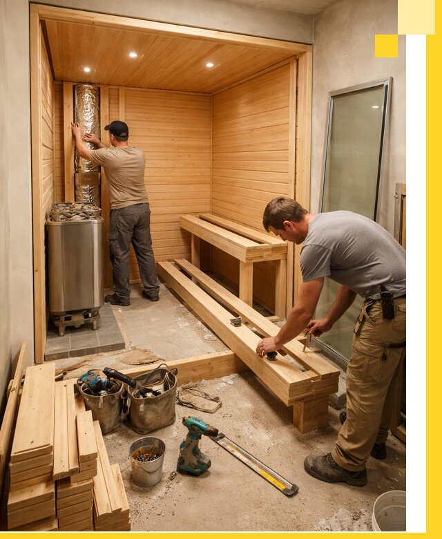 Проектирование и установка домашних саун под ключ в Морозовске