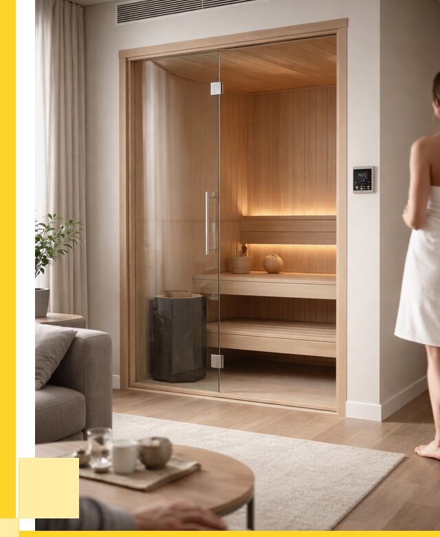 Сауна в квартире под ключ в Морозовске от 123192 р. ЭриданМрз