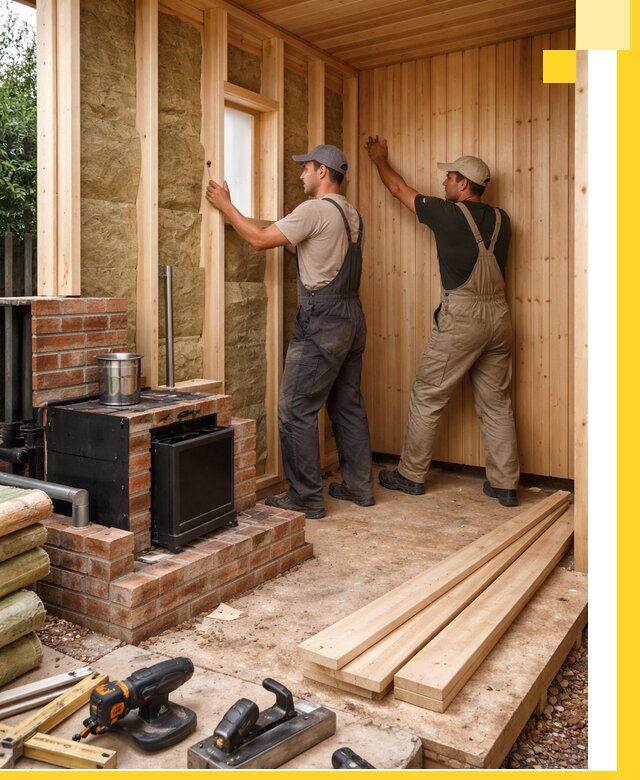 Строительство и установка дачных саун под ключ в Морозовске