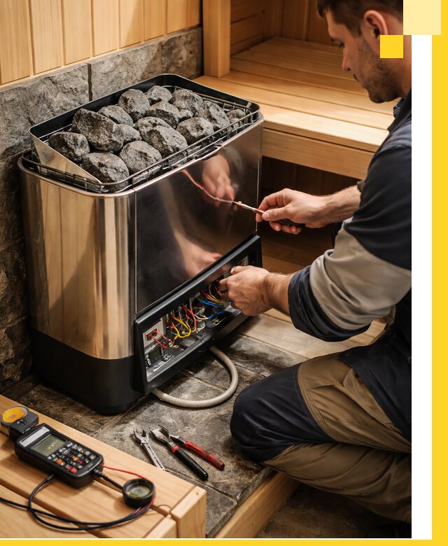 Продажа и установка электрокаменок для саун в Морозовске