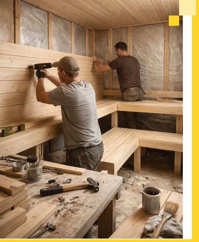 Профессиональная отделка бань и саун под ключ в Морозовске