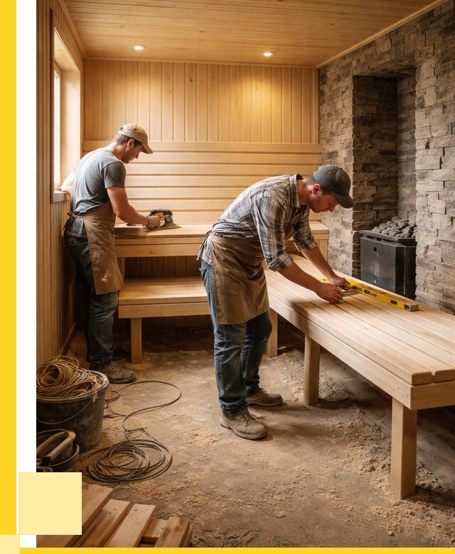 Отделка бани в Морозовске: внутренняя отделка от 3080 р. | ЭриданМрз