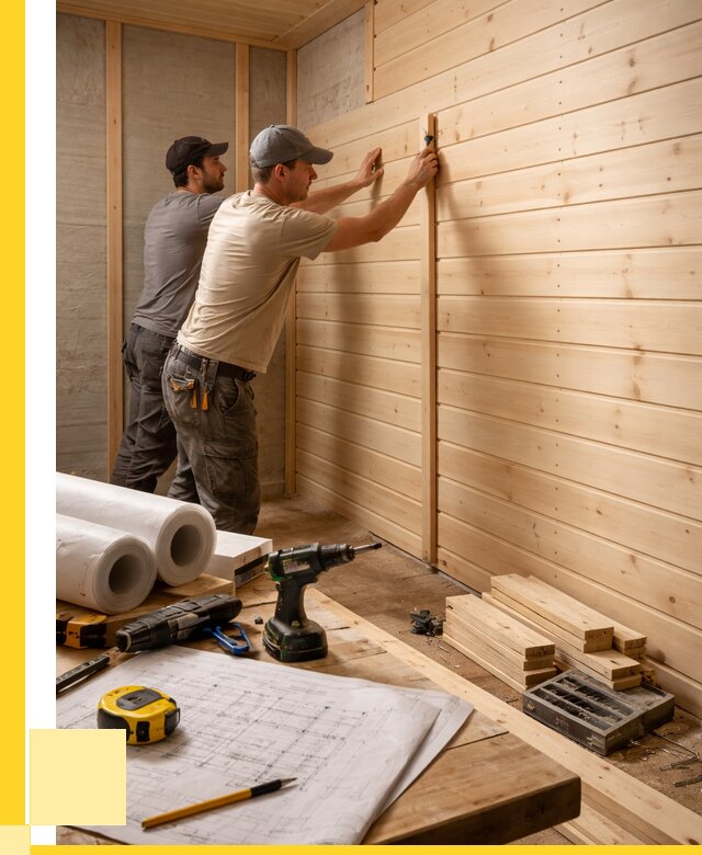 Обшивка бани вагонкой в Морозовске от 1232 р., ЭриданМрз