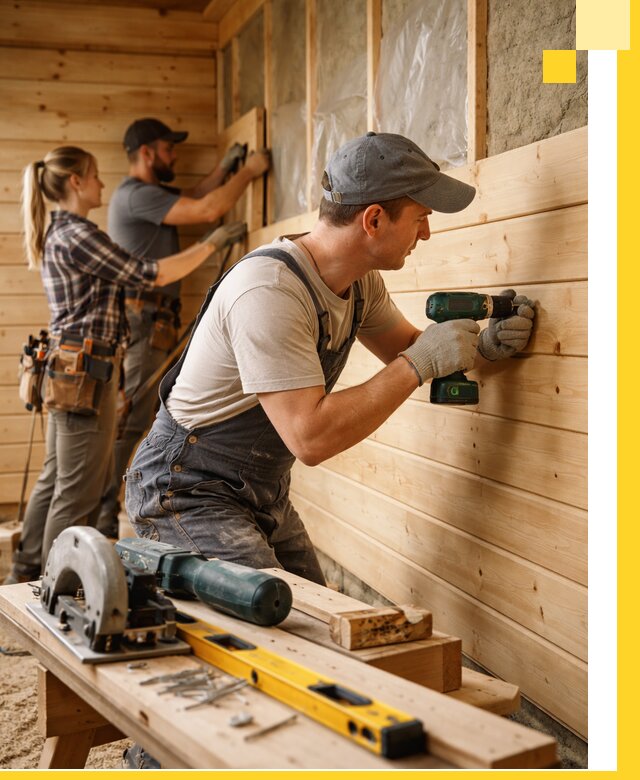 Обшивка бань под ключ в Морозовске: отделка стен и потолков