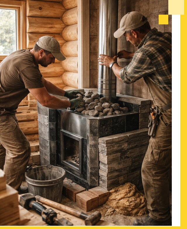 Строительство и отделка русских бань под ключ в Морозовске