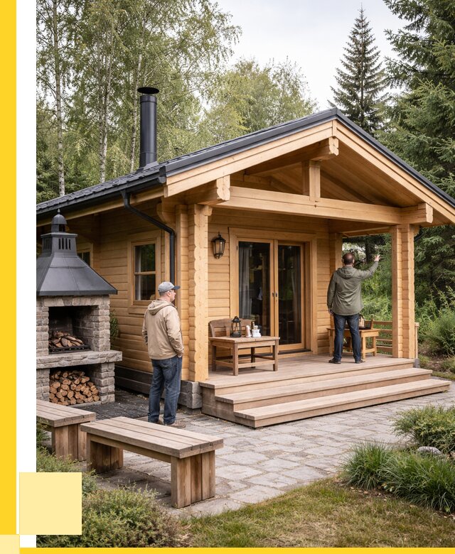 Деревянные бани под ключ в Морозовске от 461970 р. | ЭриданМрз