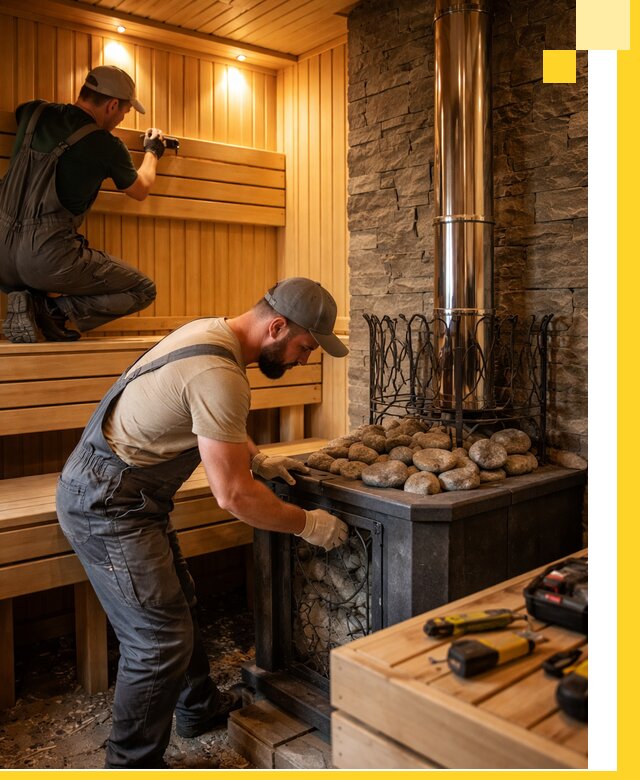 Комплексный дизайн бань, саун и зон отдыха в Морозовске