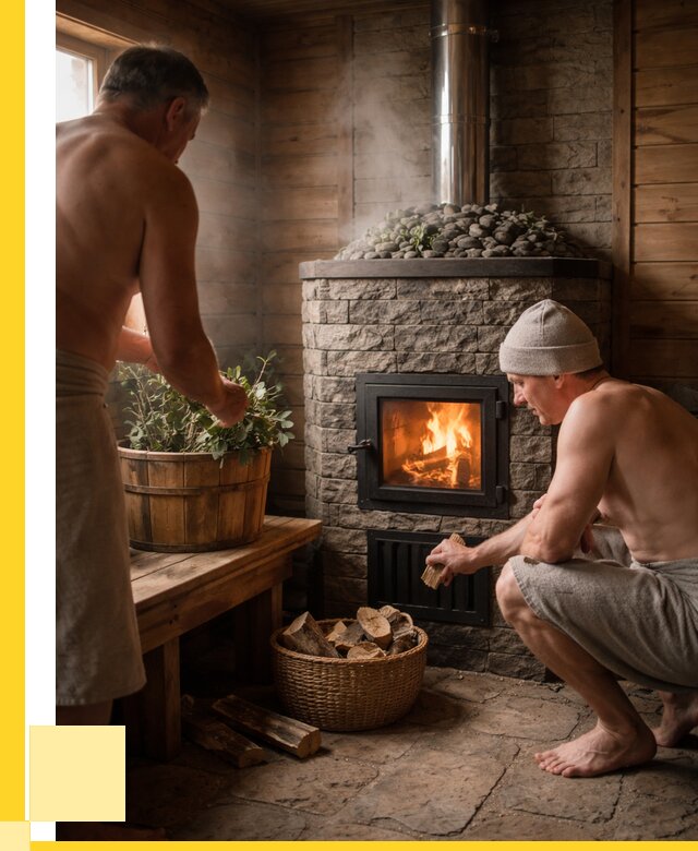 Банные печи под ключ в Морозовске от 46197 р. | ЭриданМрз кирпичная