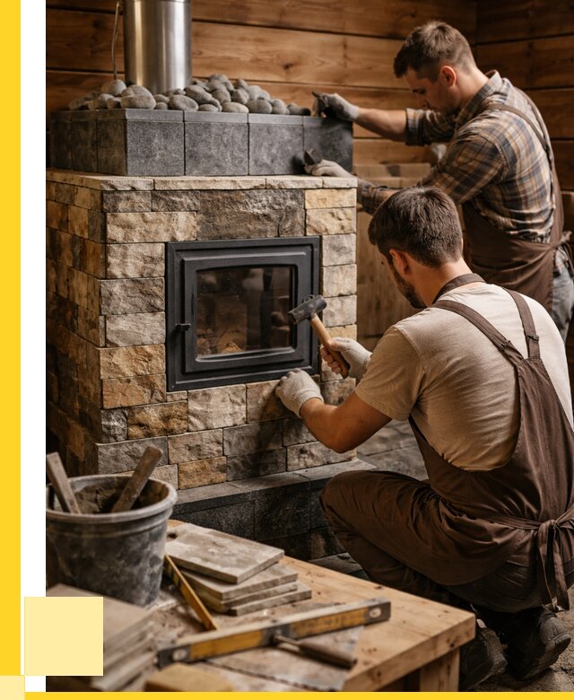 Облицовка банной печи в Морозовске от 15399 р. | ЭриданМрз