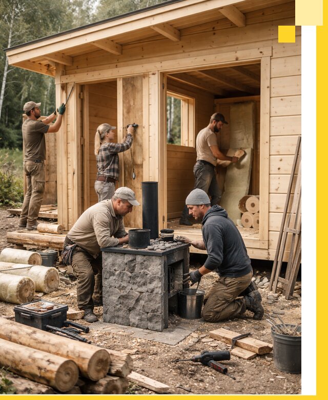 Купить баню под ключ в Морозовске строительство монтаж отделка