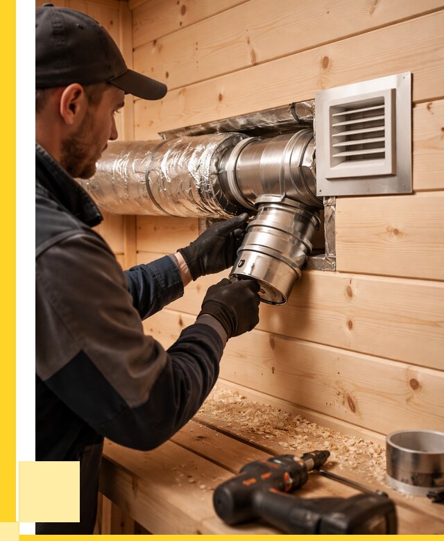 Монтаж вентиляции бани в Морозовске от 12319 р. | ЭриданМрз