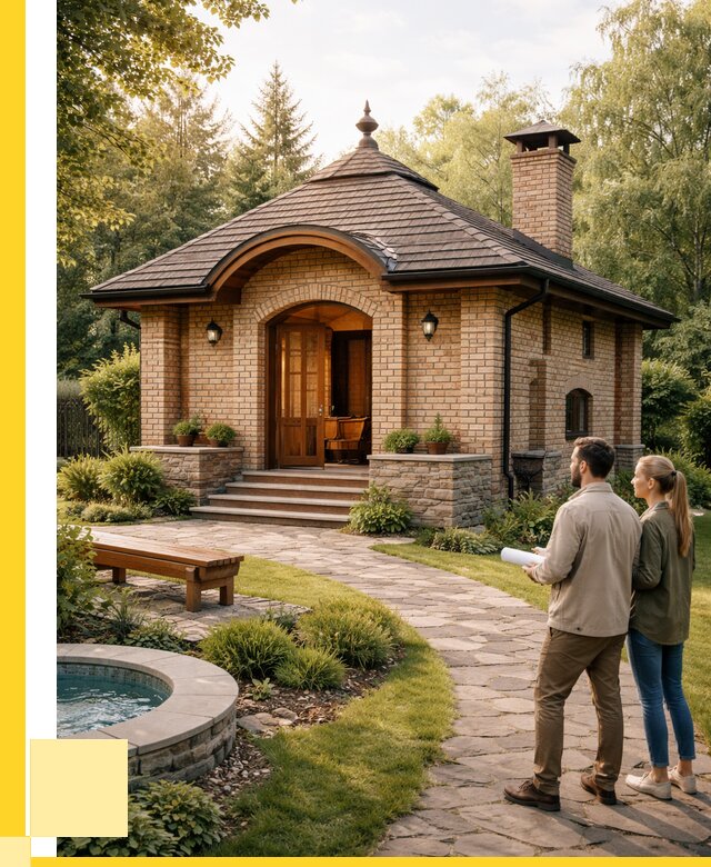 Проект кирпичной бани в Морозовске от 30798 р. | ЭриданМрз