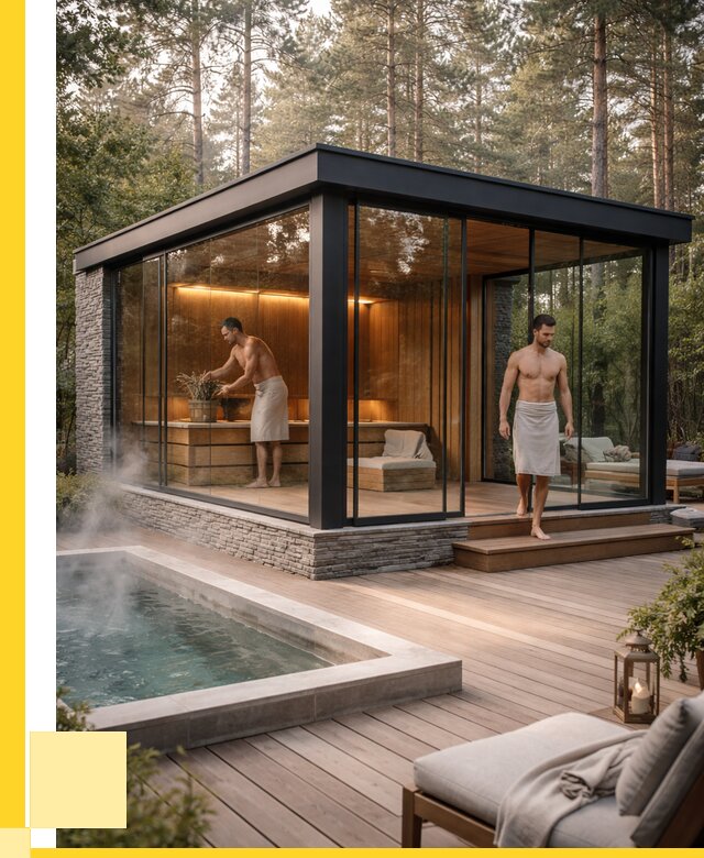 Стеклянные бани и двери в Морозовске от 461970 р. | ЭриданМрз