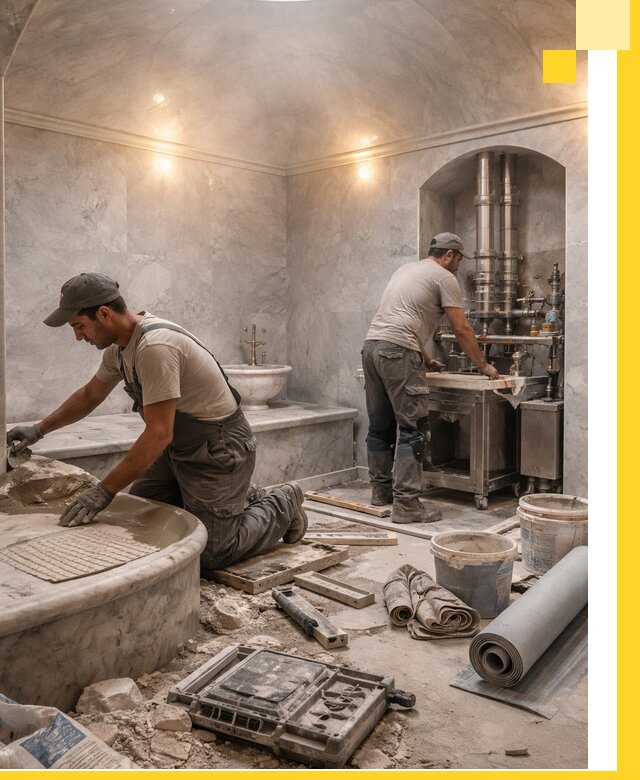 Строительство турецких бань хаммам под ключ в Морозовске