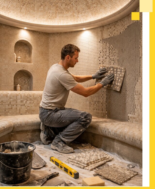 Устройство и монтаж домашнего хамама под ключ в Морозовске