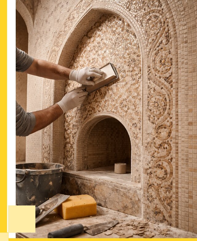 Мозаика для хамама в Морозовске под ключ от 5133 р. | ЭриданМрз